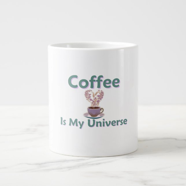  Coffee Is My Universe Large Coffee Mug (Front)