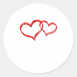 Coffee Is My Valentine Valentines Day Humor 1  Classic Round Sticker