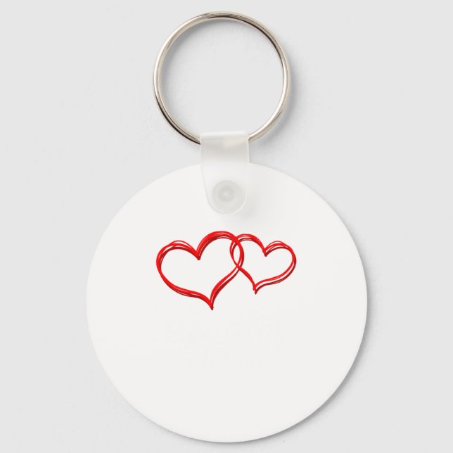 Coffee Is My Valentine Valentines Day Humor 1  Keychain (Front)