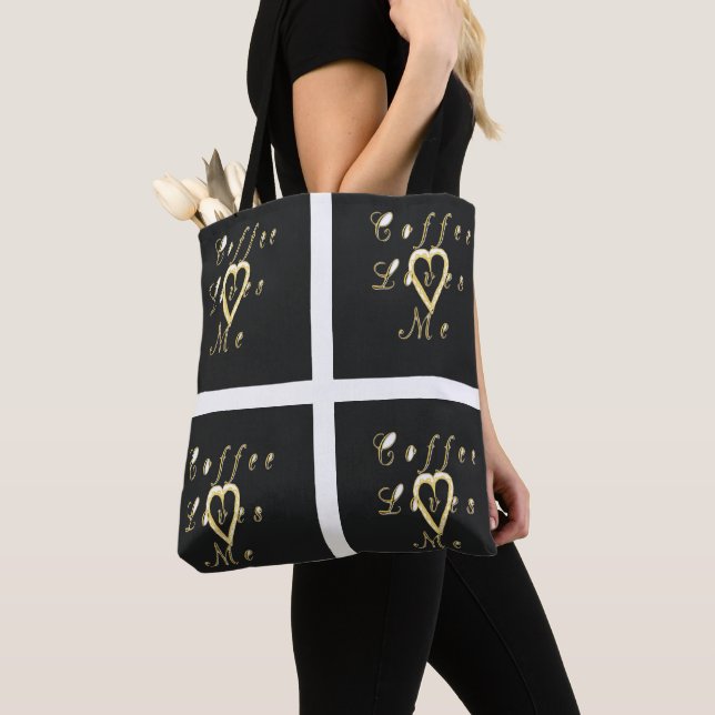 Coffee is the best tote bag (Close Up)