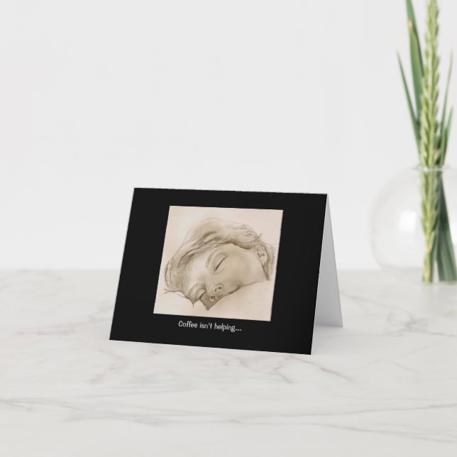 Coffee isn't working card (Front)