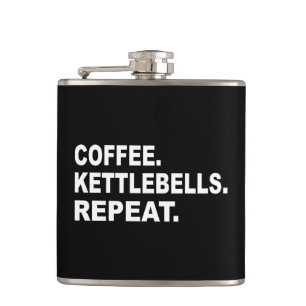 Coffee Kettlebells Repeat Hip Flask