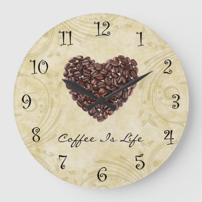 Coffee Kitchen Clock (Front)