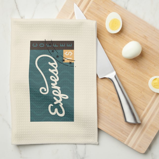 Coffee Kitchen Towel (Quarter Fold)