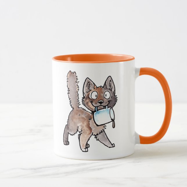 Coffee Kitty Mug (Right)