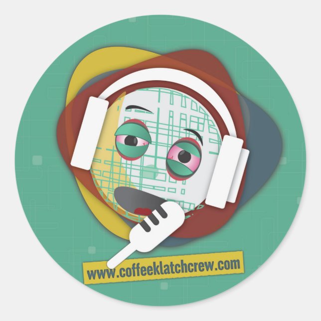 Coffee Klatch Crew Sticker (Front)