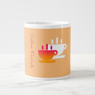  Coffee Klatsch Melon  Large Coffee Mug
