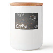 Coffee Label with colour