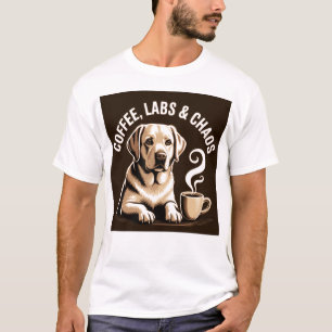 Coffee Labs and Chaos Shirt - Funny Labrador Dog 