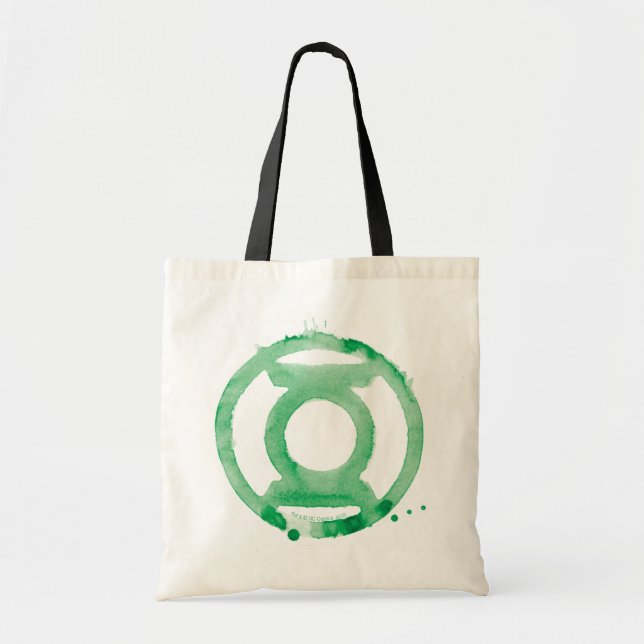 Coffee Lantern Symbol - Green Tote Bag (Front)