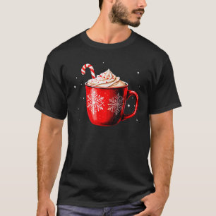 Coffee Late Hot Cocoa Gingerbread Candy Cane Chris T-Shirt