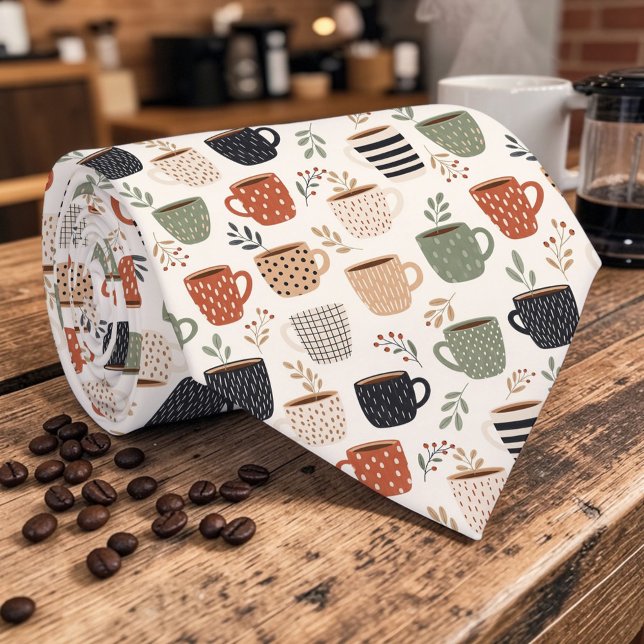 Coffee Latte Lovers Custom Necktie (Creator Uploaded)