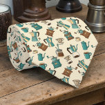 Coffee Latte Lovers Custom Necktie<br><div class="desc">This custom necktie is perfect for the coffee lover in your life! Featuring a unique and eye-catching design,  this tie is a stylish way to express their passion for the perfect cup. Whether it's for a special occasion or everyday wear,  this necktie makes a thoughtful and memorable gift.</div>