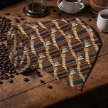 Coffee Latte with Books Custom Necktie<br><div class="desc">This custom necktie is perfect for the coffee lover in your life! Featuring a unique and eye-catching design,  this tie is a stylish way to express their passion for the perfect cup. Whether it's for a special occasion or everyday wear,  this necktie makes a thoughtful and memorable gift.</div>