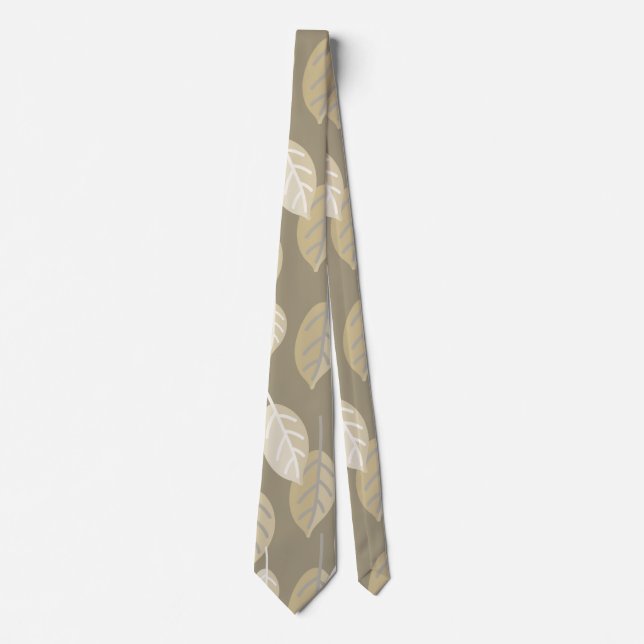 coffee leaves tie (Front)