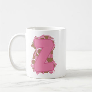 Coffee Letter Z: Monogram Initial Mug