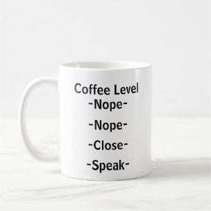 Coffee Level Warning Mug