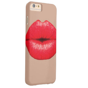 Coffee Lips kiss kiss pop art Barely There iPhone 6 Plus Case