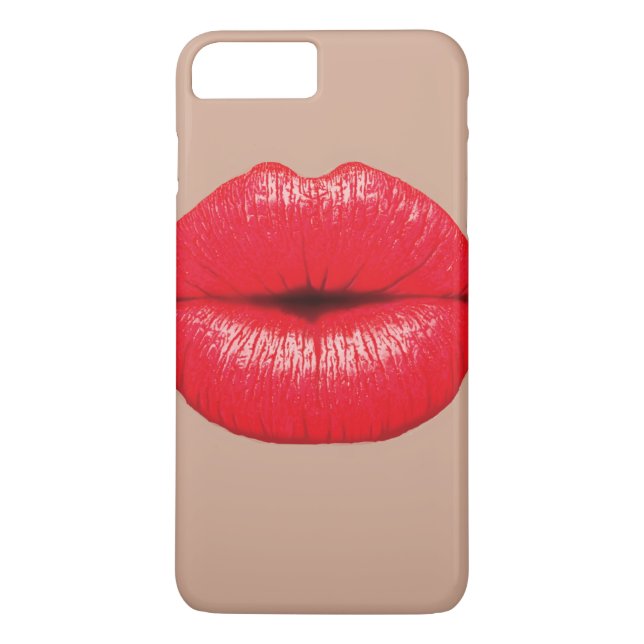 Coffee Lips kiss kiss pop art Case-Mate iPhone Case (Back)