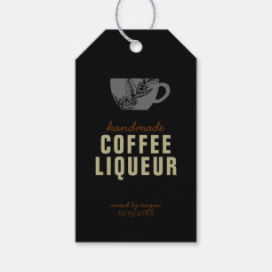 Coffee Liqueur Gift Tag