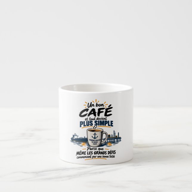 Coffee Loading Master – Good Coffee and Everything Espresso Cup (Front)
