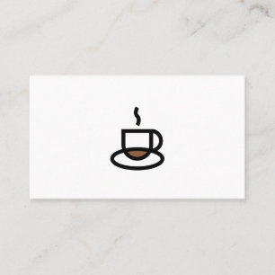 Coffee Logo Business Card - Customizable