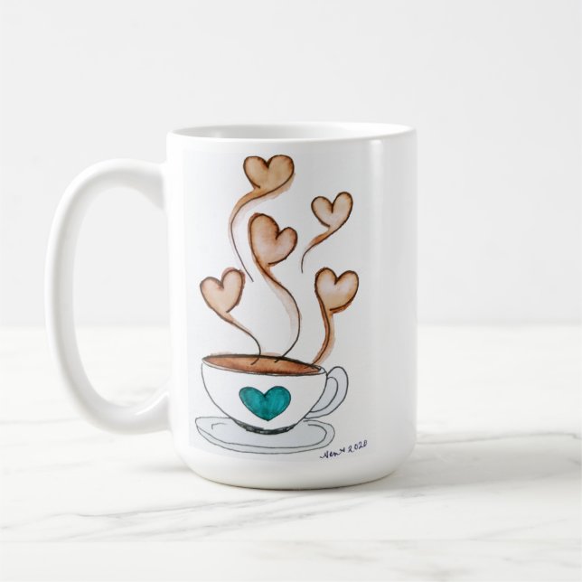Coffee Love  Coffee Mug (Left)