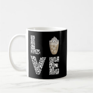 Coffee Love Iced Coffee Foam Milk Cappuccino Caffe Mug
