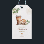 Coffee Love is Brewing Thank you Tag<br><div class="desc">Coffee Love is Brewing Bridal Shower Thank you Tag</div>