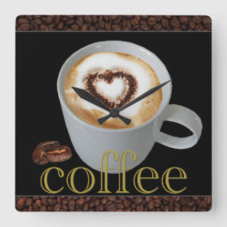 Coffee Love Kitchen Wall Clock