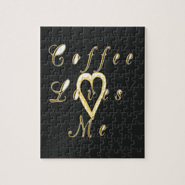 Coffee love me. jigsaw puzzle (Vertical)
