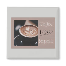 Coffee LOVE Repeat – Modern Coffee Lover Gift for 