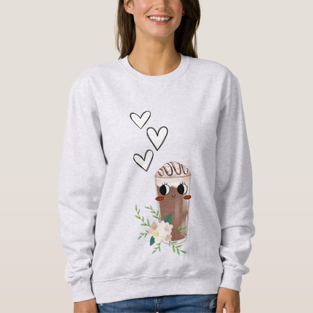 Coffee love sweatshirt (Front)