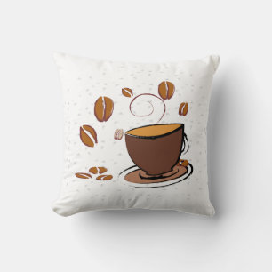 Coffee Love Throw Pillow