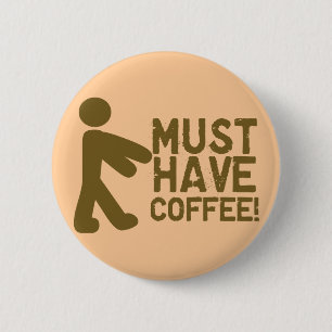 Coffee Lover 2 Inch Round Button