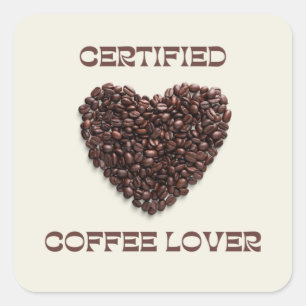 Coffee Lover And Coffee Lifeline   Square Sticker
