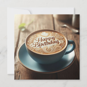 Coffee Lover birthday card 