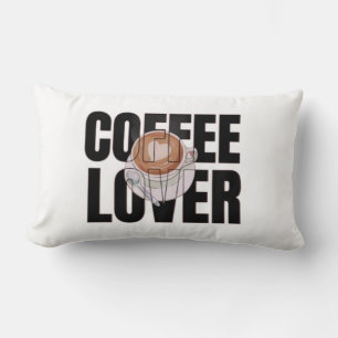 Coffee Lover – Coffee Addict Morning Caffeine Desi Lumbar Pillow