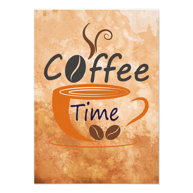 Coffee Lover Coffee Time Photo Print (Front)
