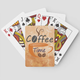 Coffee Lover Coffee Time Playing Cards