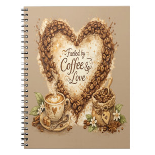 Coffee lover Cozy Vintage  Notebook