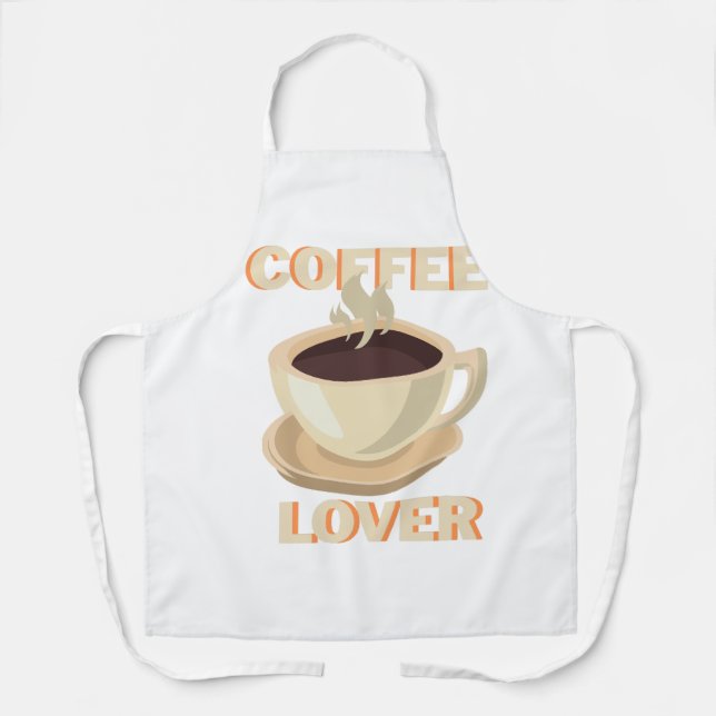 Coffee Lover – Cute & Cozy for Caffeine Fans Apron (Front)