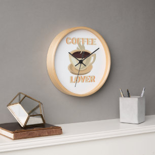 Coffee Lover – Cute & Cozy for Caffeine Fans Clock