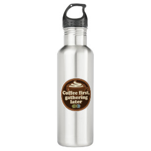 Coffee Lover Daily Ritual Sticker 710 Ml Water Bottle