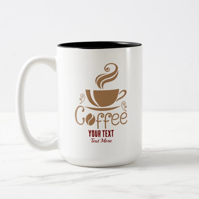 Coffee Lover Design – Minimal Coffee Cup Graphic (Left)