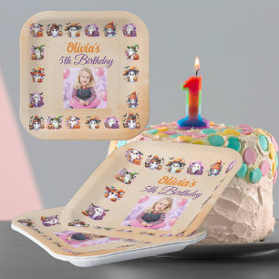 Coffee Lover Ghost Paper Plates for Kids Birthday