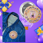 Coffee Lover Ghost Party Button for Kids Birthday<br><div class="desc">Add a spooky-sweet touch to your child’s birthday celebration with this Coffee Lover Ghost Party Button, perfect for party favours or keepsakes! The button features an adorable ghost surrounded by a mix of fun and festive details and cute coffee cups. The ghost, with its charming smile and soft pastel tones,...</div>
