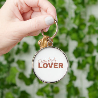 Coffee Lover Keychain | Minimal Coffee Gift