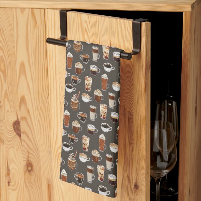 Coffee Lover Kitchen Towel (Thirds Fold)