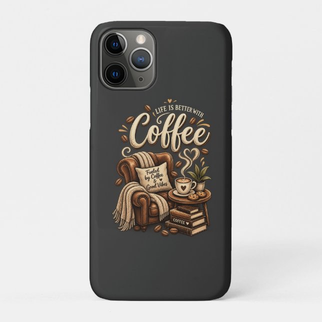 Coffee Lover – Life Is Better With Coffee Case-Mate iPhone Case (Back)
